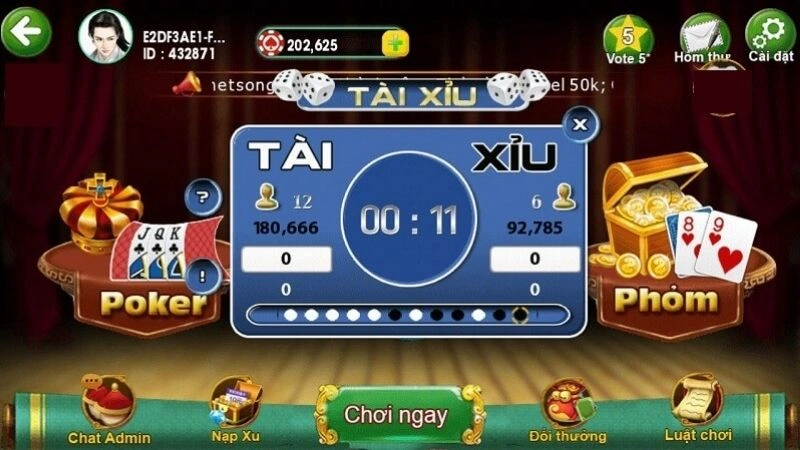 App tài xỉu được ưa chuộng hiện nay